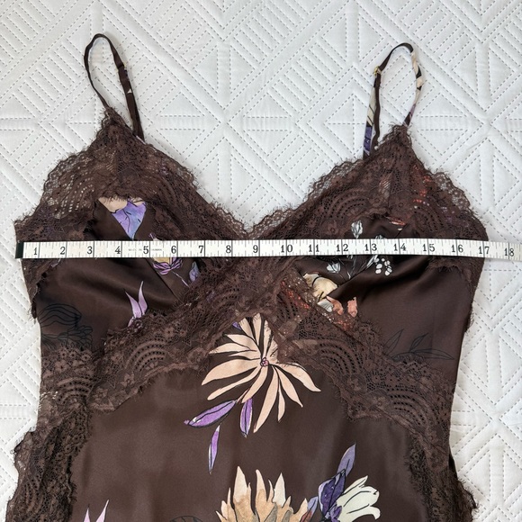 Anthropologie Hutch Satin Midi Slip Dress Size L - Picture 4 of 11